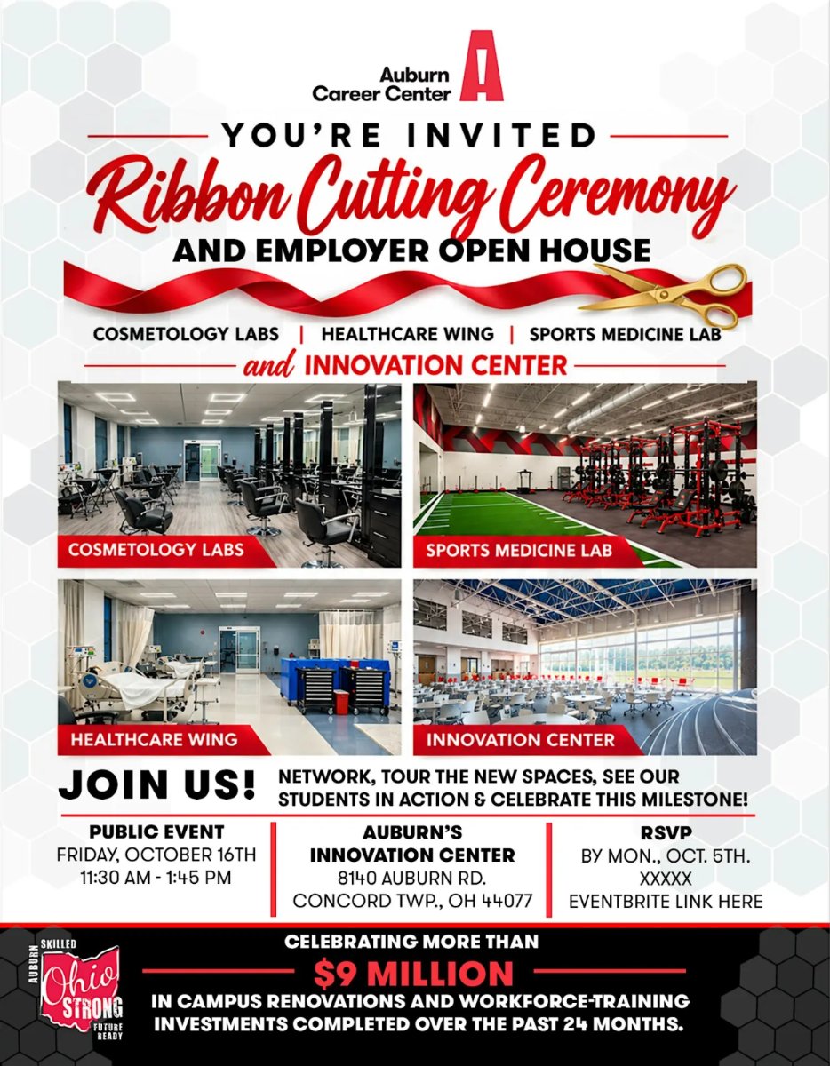 open house flyer with images